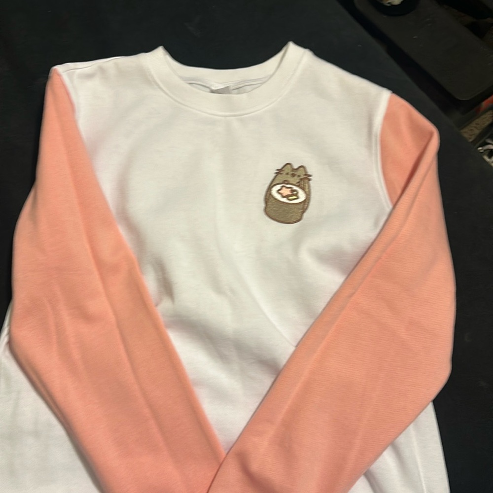 Pusheen Box Exclusive Women's Pusheen Sushi Embroidered Color Block Sweatshirt